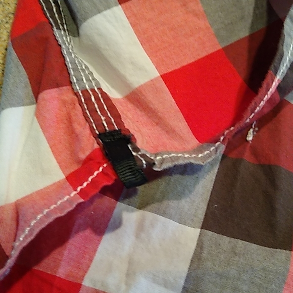 Kenneth Cole Men's Button Down Casual Long Sleeve Shirt. Grays & Reds Sz S - Picture 11 of 11